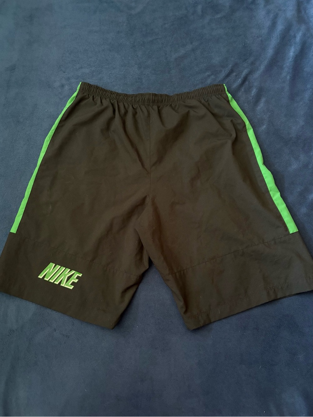 Nike Y2K Men’s Black/Green Stripe Shorts